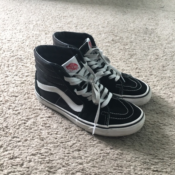 Classic black & white high top vans - Picture 2 of 2